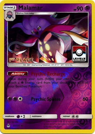 Malamar (51/131) (League Promo 1st Place) [Sun & Moon: Forbidden Light] (Online Only)