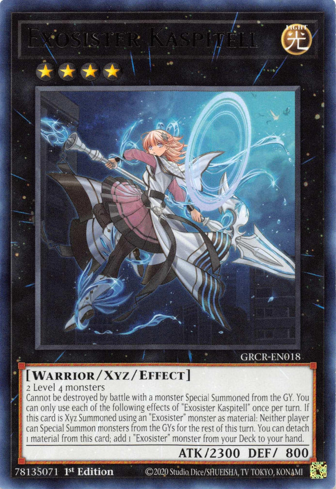 Exosister Kaspitell [GRCR-EN018] Rare (ONLINE ORDER ONLY)