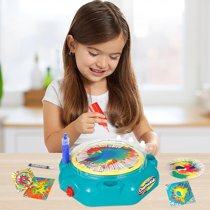 Creative Kids Spin Art Machine in Aqua Blue! Top Rated for Quality and Ease of use! (ONLINE ORDER ONLY)