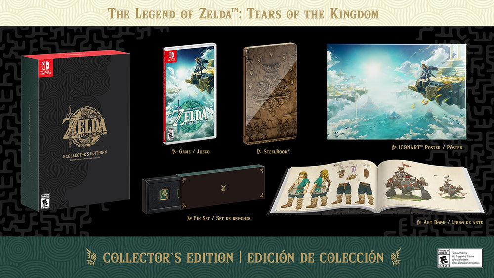 The Legend of Zelda: The Tears of the Kingdom (Collector's Edition) (Nintendo Switch) (ONLINE ORDER ONLY)