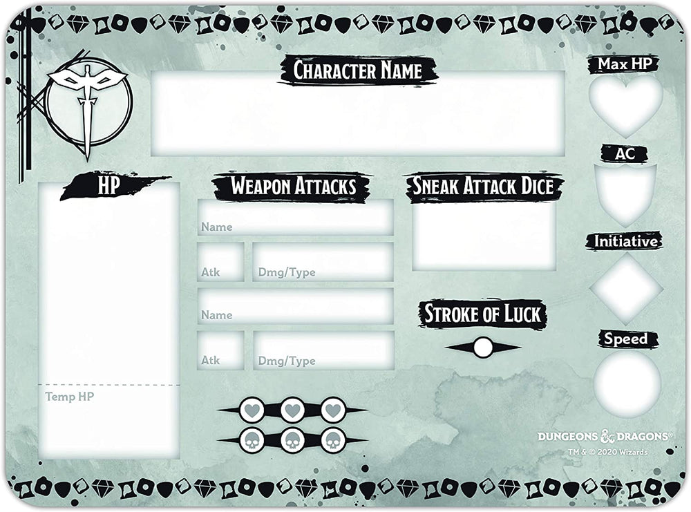 D&D: Rogue Token Set (ONLINE ORDER ONLY)