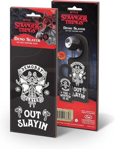Stranger Things: Do Not Disturb Sign - Demo Bat Slayer (ONLINE ORDER ONLY)