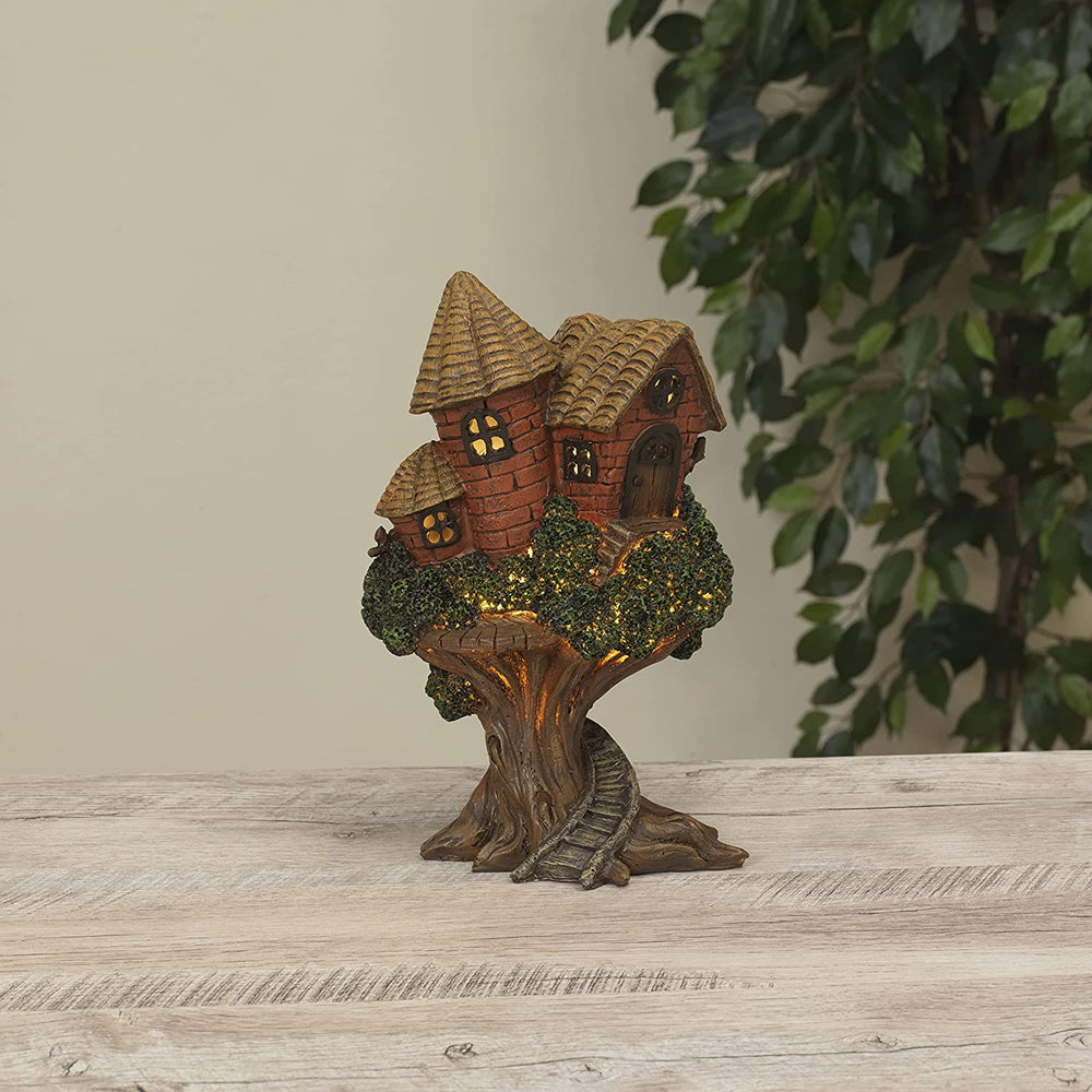 Solar Lighted Gnome Treehouse (ONLINE ORDER ONLY)