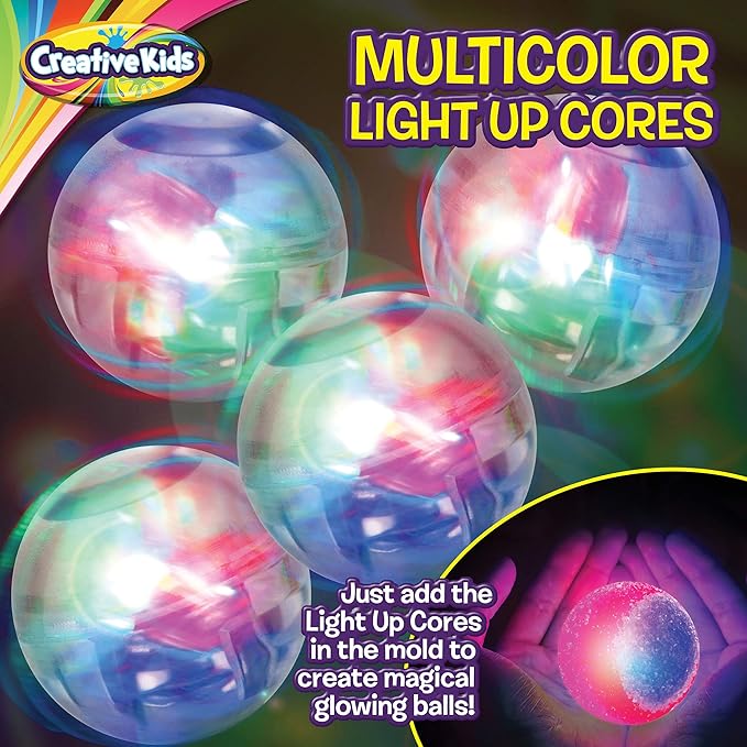 Magic Bouncy Ball Factory Set - Make 75 Stunning DIY Bouncy Balls, Including Light-Up Magic Balls! (ONLINE ORDER ONLY)
