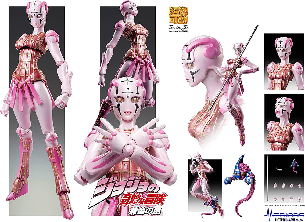 MediCos JoJo’s Bizarre Adventure Part 5: Chozo Kado Spice Girl Super Action Statue Figure (ONLINE ORDER ONLY)