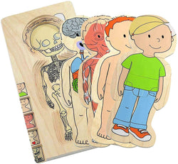 Multi-Layer Nesting Wood Puzzle: Your Body Boy 5 Layers (ONLINE ORDER ONLY)