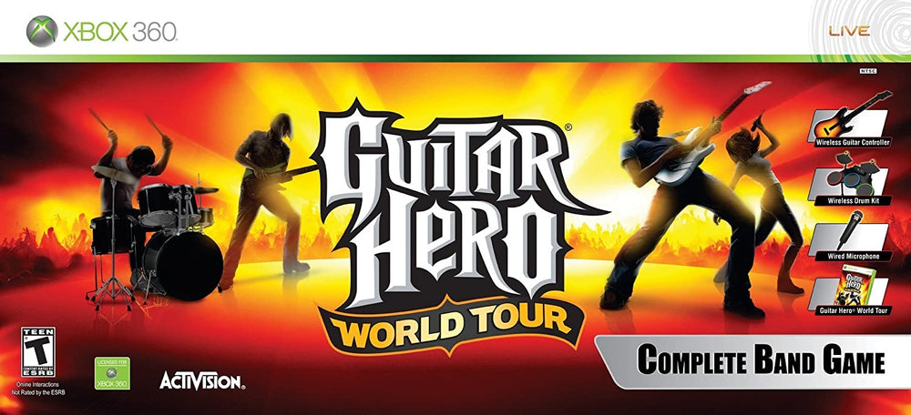 Guitar Hero World Tour Band Kit (Xbox 360) (ONLINE ORDER ONLY)