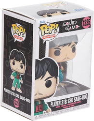 FUNKO POP 1225 TV: Squid Game - Player 218 : Cho Sang-Woo Figure (ONLINE ORDER ONLY)