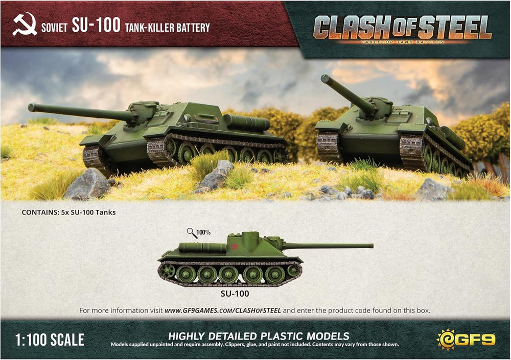 Clash of Steel - Soviet: SU-100 Tank-Killer Battery (ONLINE ORDER ONLY)