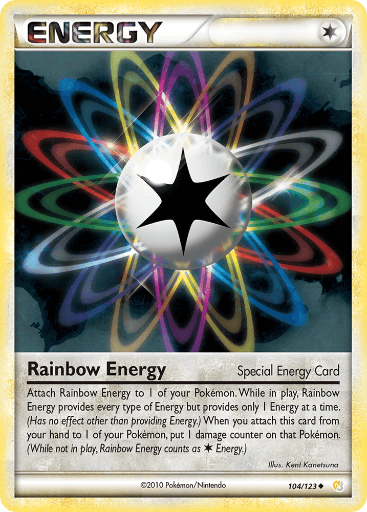 Rainbow Energy (104/123) [HeartGold & SoulSilver: Base Set] (Online Only)