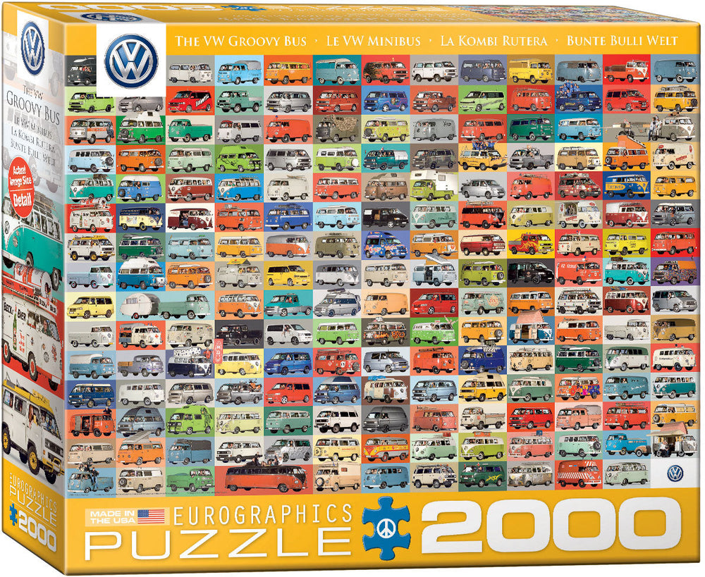 Puzzle: The BIG Puzzle Collection - The VW Groovy Bus (ONLINE ORDER ONLY)