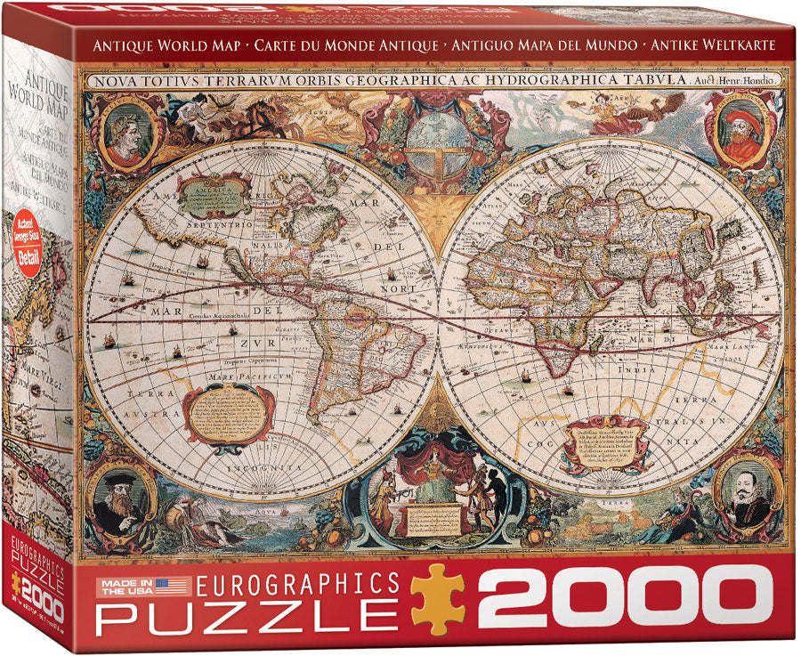 Puzzle: The BIG Puzzle Collection - Antique World Map (ONLINE ORDER ONLY)