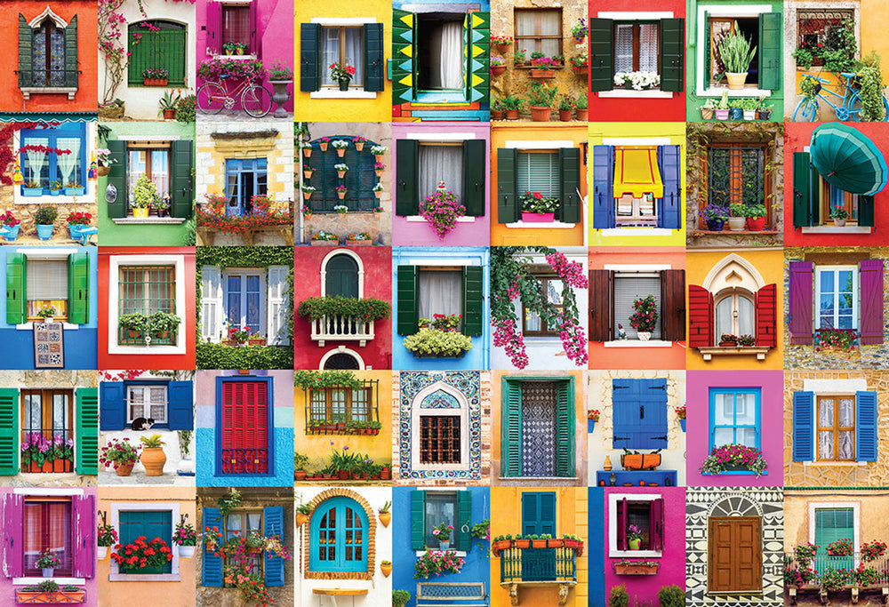 Puzzle: The BIG Puzzle Collection - Mediterranean Windows (ONLINE ORDER ONLY)
