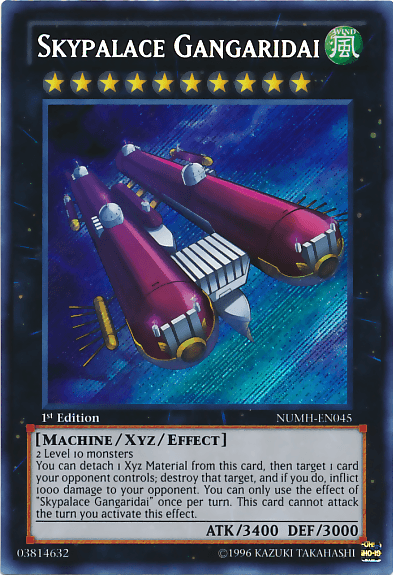 Skypalace Gangaridai [NUMH-EN045] Secret Rare (ONLINE ORDER ONLY)