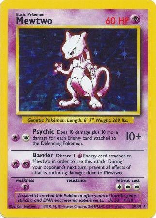 Mewtwo (10/102) [Base Set Unlimited] (Online Only)