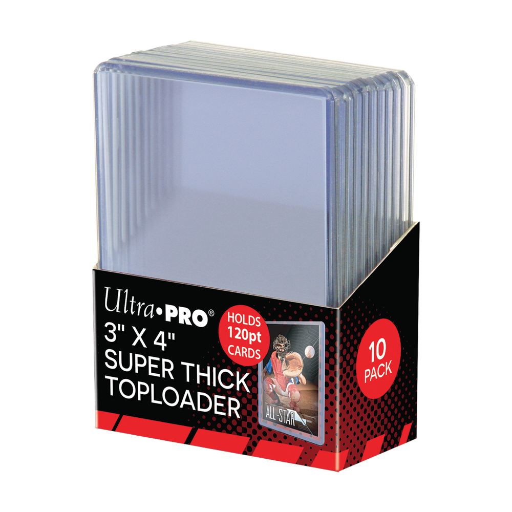3" x 4" Clear Super Thick 120PT TOPLOADER® Sleeves (10ct)