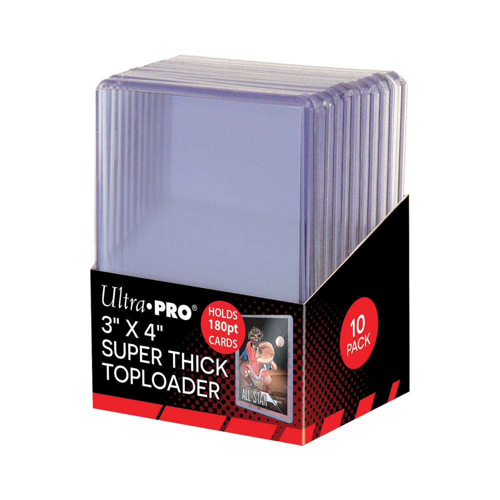 3" x 4" Clear Super Thick 180PT TOPLOADER® Sleeves (10ct)