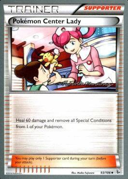 Pokemon Center Lady (93/106) (Punches 'n' Bites - Patrick Martinez) [World Championships 2015] (Online Only)