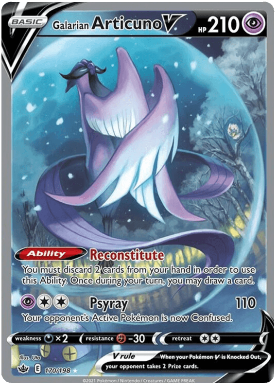 Galarian Articuno V (170/198) [Sword & Shield: Chilling Reign] (Online Only)