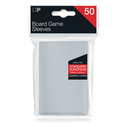 Standard European Board Game Sleeves (50ct) for 59mm x 92mm Cards