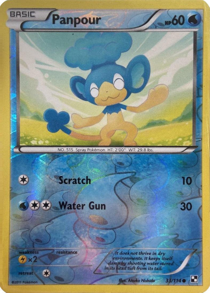 Panpour (33/114) (Energy Holo) [Black & White: Base Set] (Online Only)