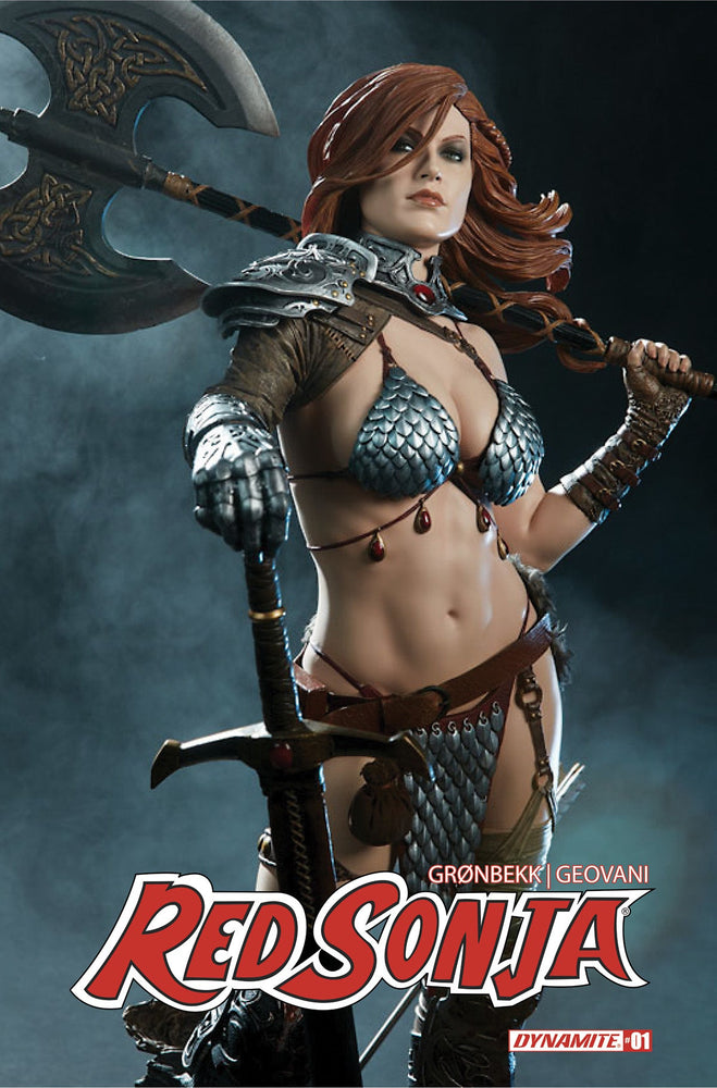 Red Sonja 2023 #1 O 1:15 Sideshow Statue Variant (07/19/2023) Dynamite (ONLINE ORDER ONLY)