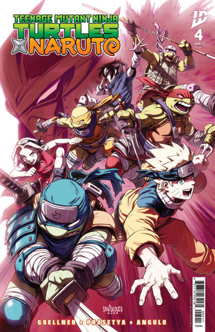 Teenage Mutant Ninja Turtles X Naruto #4 Variant C (Santolouco) (Online Order Only)