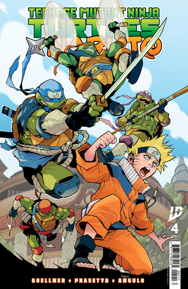 Teenage Mutant Ninja Turtles X Naruto #4 Variant D (Kerschl) (Online Order Only)