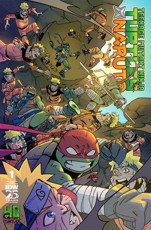 Teenage Mutant Ninja Turtles X Naruto #1 G 40Th Anniv Dan Duncan Variant (11/20/2024) Idw (ONLINE ORDER ONLY)