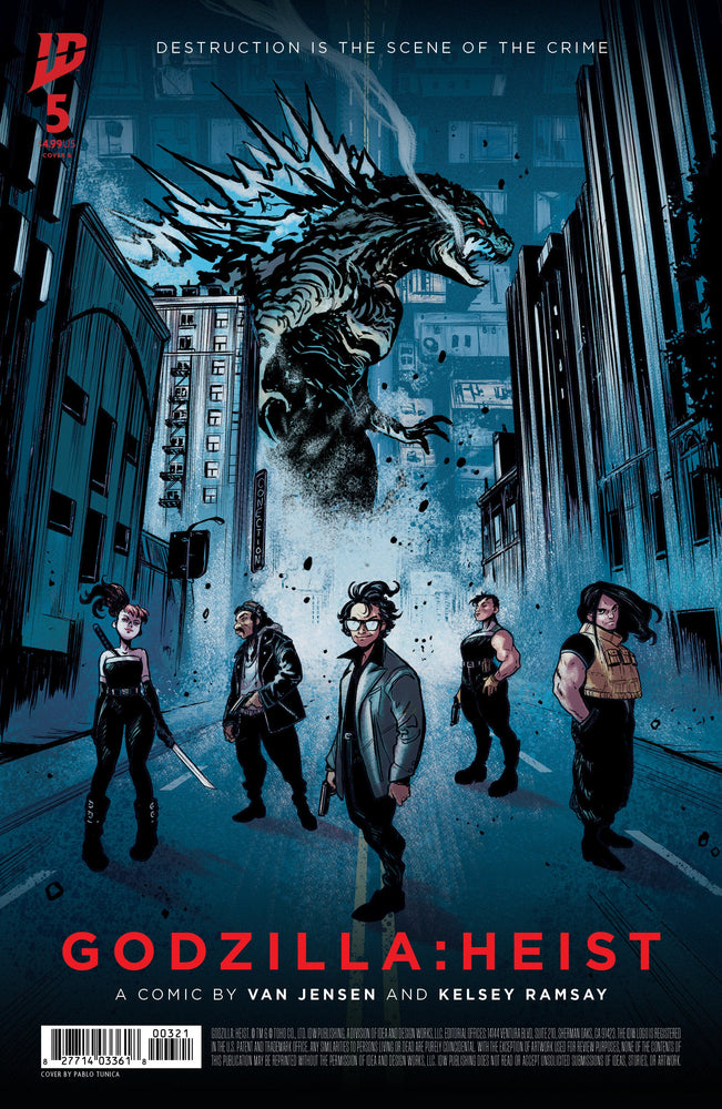 Godzilla: Heist #5 Variant B (Tunica Movie Poster Variant) (Online Order Only)