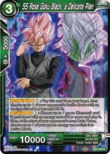 SS Rose Goku Black, a Delicate Plan (Reprint) (DB1-056) [Battle Evolution Booster] (ONLINE ORDER ONLY)