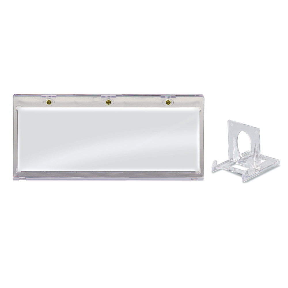 187mm Double Booklet Card UV ONE-TOUCH® Magnetic Holder