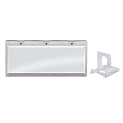 187mm Double Booklet Card UV ONE-TOUCH® Magnetic Holder