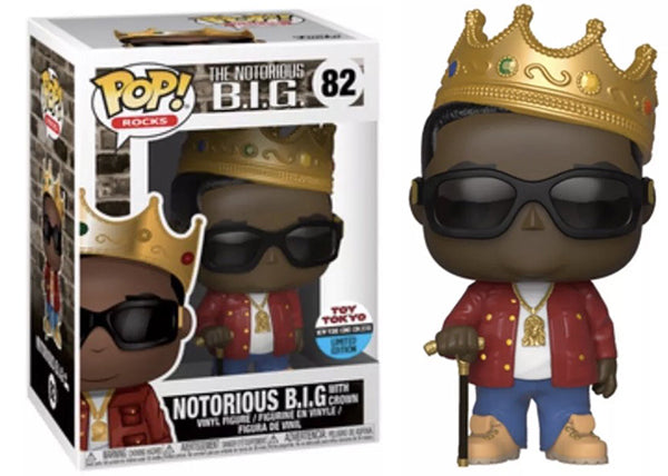 Notorious B.I.G. w/ Crown (Red Jacket) 82 - 2018 NYCC/Toy Tokyo Exclusive (Online Order Only)