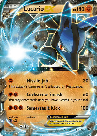 Lucario EX (54/111) [XY: Furious Fists] (Online Only)