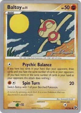 Baltoy LV.11 (60/106) (Psychic Lock - Jason Klaczynski) [World Championships 2008] (Online Only)