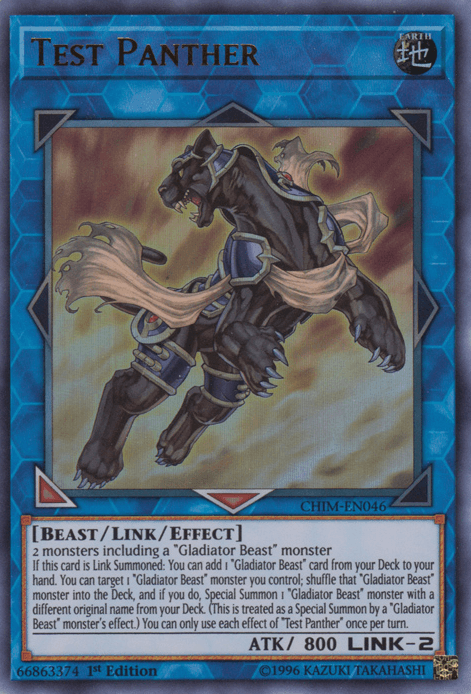Test Panther [CHIM-EN046] Ultra Rare (ONLINE ORDER ONLY)