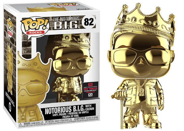 Notorious B.I.G. w/ Crown (Gold) 82 - 2020 Toy Tokyo Exclusive (Online Order Only)