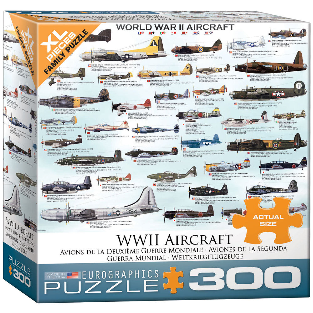 Puzzle: Sea & Land Transportation - WWII Aircraft (ONLINE ORDER ONLY)