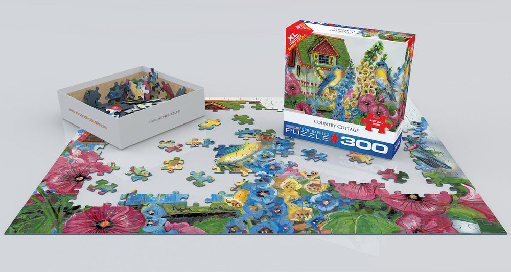 Puzzle: Family Oversize Puzzles - Country Cottage by Janene Grende (ONLINE ORDER ONLY)