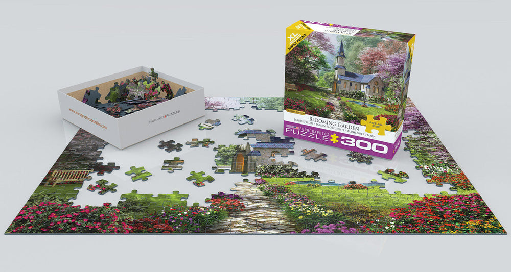 Puzzle: Family Oversize Puzzles - Blooming Garden by Dominic Davison (ONLINE ORDER ONLY)