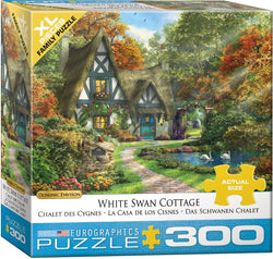 Puzzle: Family Oversize Puzzles - White Swan Cottage by Dominic Davison (ONLINE ORDER ONLY)
