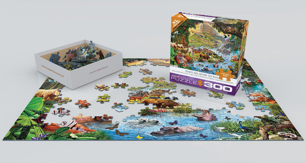 Puzzle: Family Oversize Puzzles - Noah's Ark Before the Rain (ONLINE ORDER ONLY)