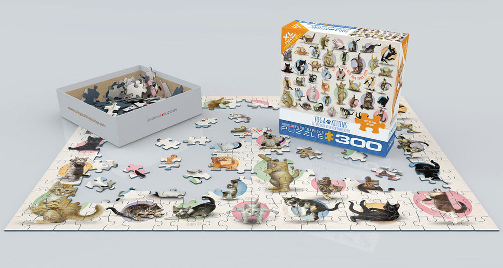 Puzzle: Yoga Dogs & Cats Collection - Yoga Kittens (ONLINE ORDER ONLY)