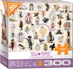 Puzzle: Yoga Dogs & Cats Collection - Yoga Puppies (ONLINE ORDER ONLY)