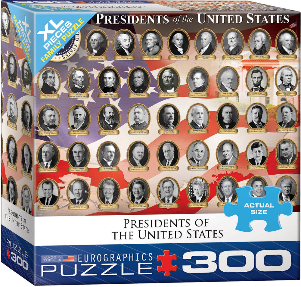Puzzle: Family Oversize Puzzles - Presidents of the United States (ONLINE ORDER ONLY)