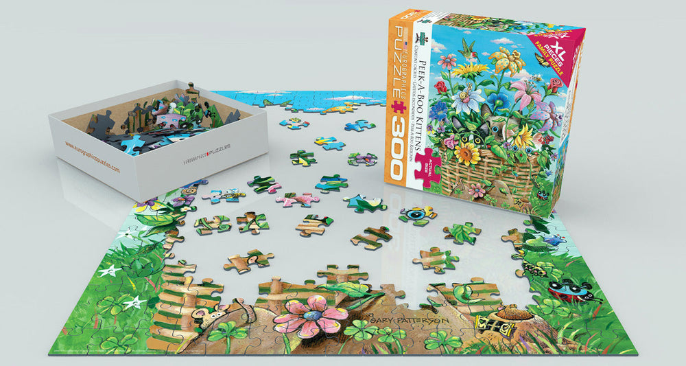 Puzzle: Family Oversize Puzzles - Peek-A-Boo Kittens (ONLINE ORDER ONLY)
