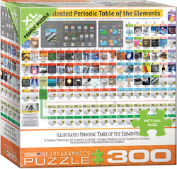 Puzzle: Family Oversize Puzzles - Illustrated Periodic Table of the Elements (photographic) (ONLINE ORDER ONLY)
