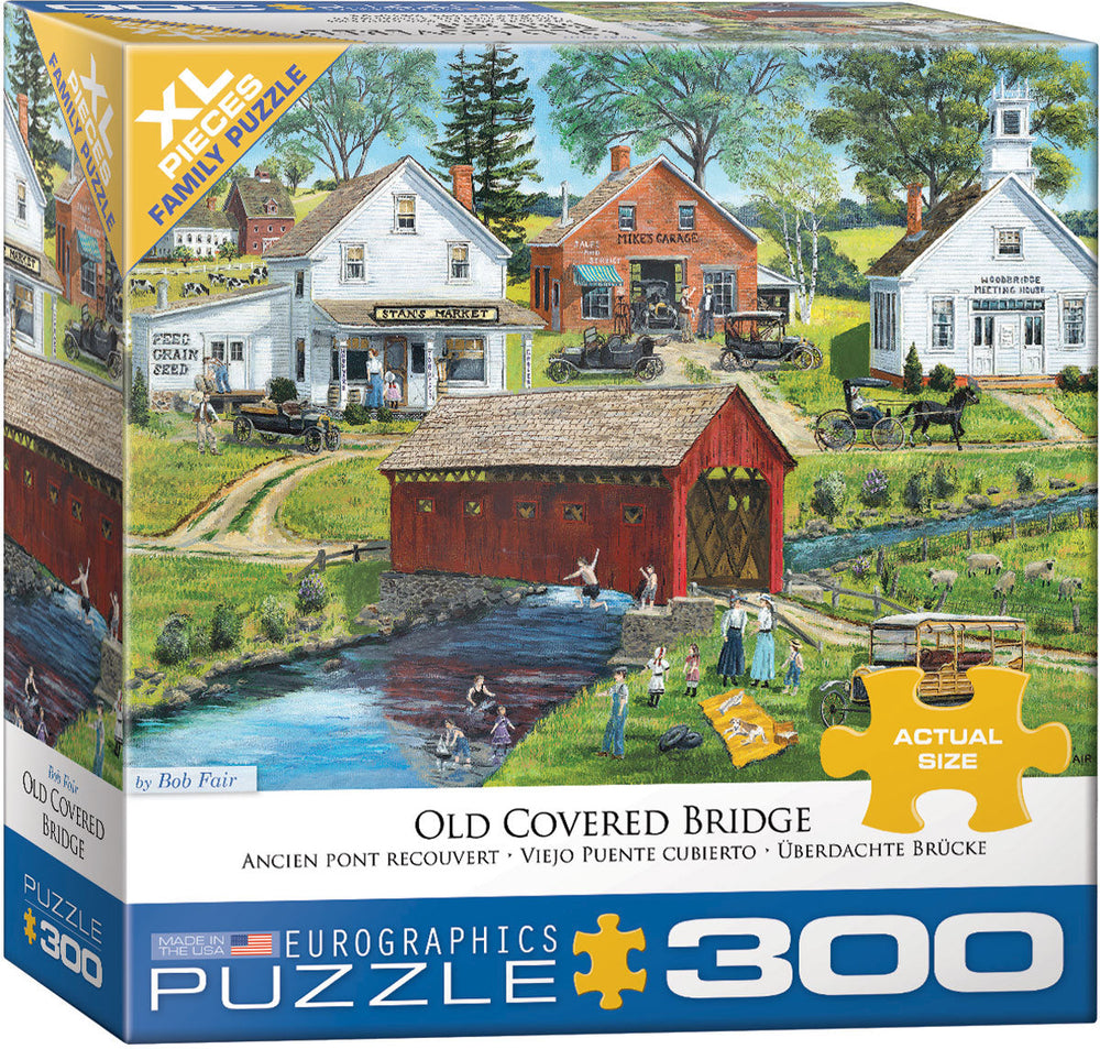 Puzzle: Family Oversize Puzzles - Old Covered Bridge (ONLINE ORDER ONLY)