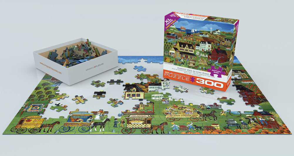 Puzzle: Variety 300 Pieces - Harvest Days in Cove Point (ONLINE ORDER ONLY)